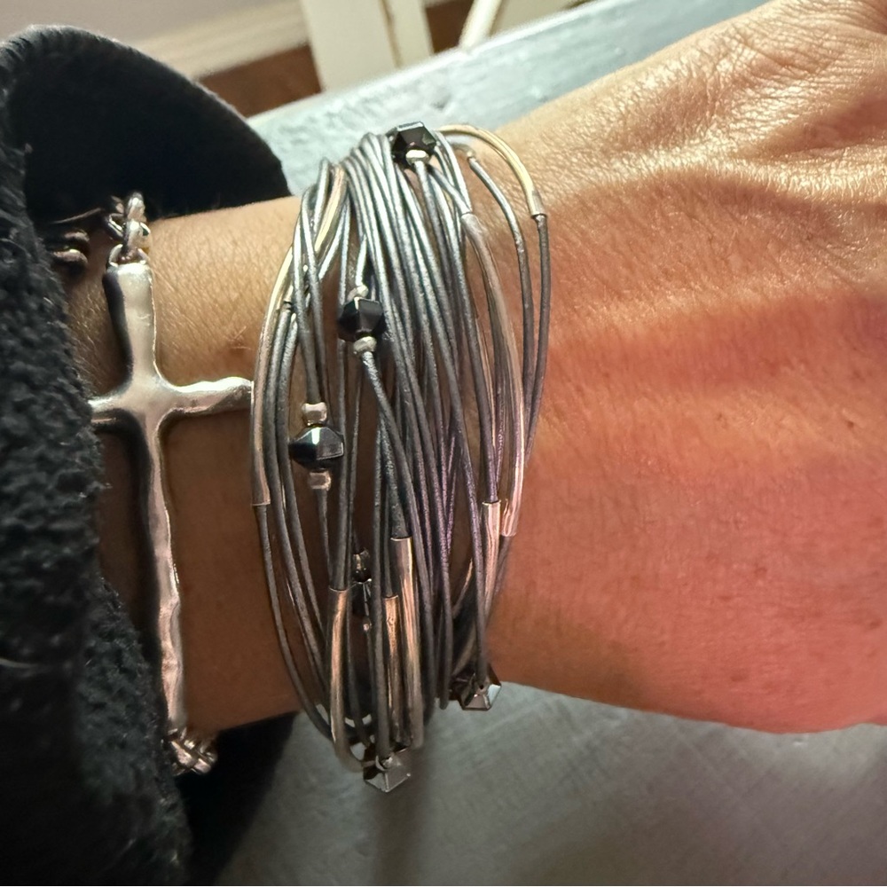 Silpada 925 Sterling Silver Multi Strand Bracelet - Picture 3 of 13
